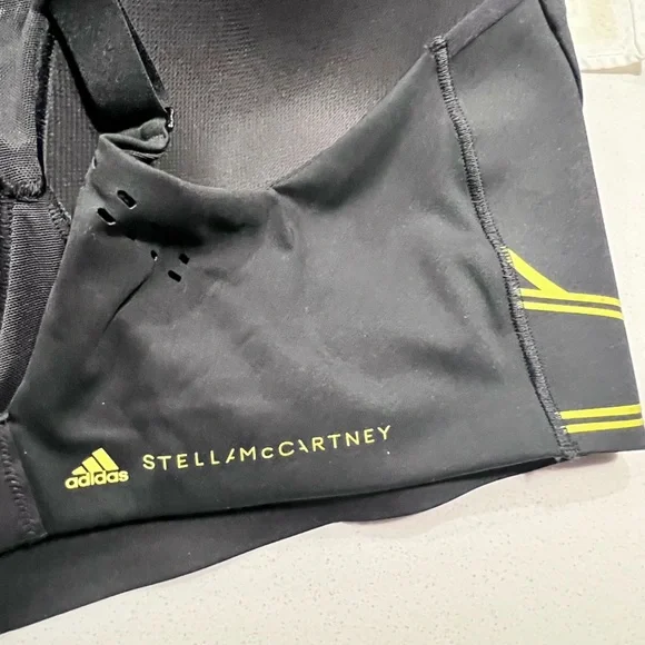NWT ADIDAS by STELLA McCARTNEY TruePace Sports Bra High Support Black XLDD - Picture 11 of 16